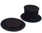 Collapsible Top Hat Black