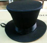 Mini Burlesque Hat Hand Crafted  Large Top Hat