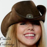 Leatherlike Cowhand Hat
