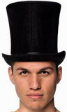 Suede Curved  Bell Top Hat