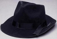 Gangster Hat Flocked