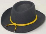 Wool Felt Confederate Civil War Hat