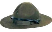 WWI Doughboy Hat, Mountie,  Smokey Bear - 4-Dent Wool Hat