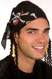 Pirate Headband w/Dreads - Cotton