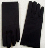 Black Gloves or White Gloves  Cotton Adult 8.5