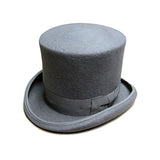 Victorian Top Hat Wool / Dickens / Mad Hatter / Caroler / Wool Felt Flared Top Hat