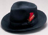 Wool Felt Blues Brothers Fedora Hat