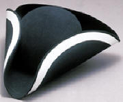 Wool Felt Tricorne / Colonial Tricorn Hat