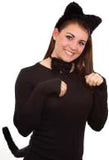 Plush Cat 3 Piece Set Headband, Tie, & Tail