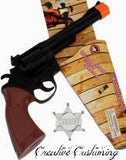 Cowboy Gun & Sheriff Badge Set