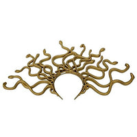 Medusa Headband / Gold Medusa Snake Headpiece
