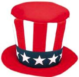 Uncle Sam Hat / Mad Hatter Foam Top Hat