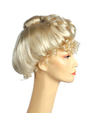 Deluxe Gibson Girl Wig / Mrs Claus Wig