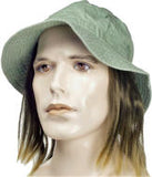 Canvas Hat with Hair