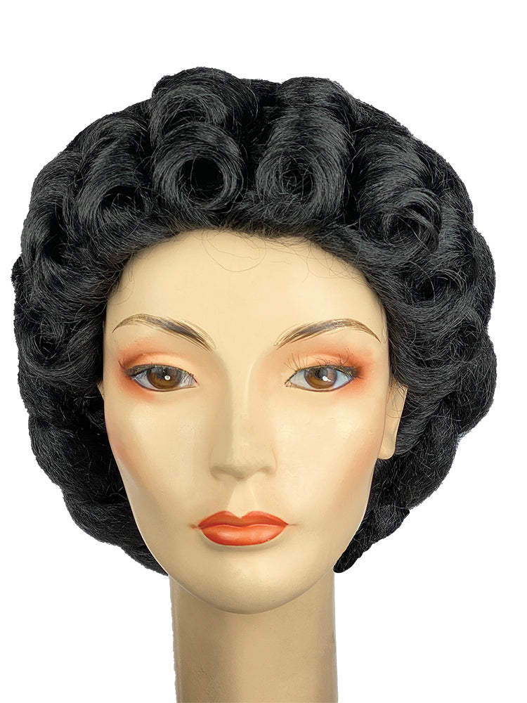 1870's Wig / Wealthy Lady 18th Century / Mrs Claus