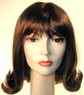 1960s Banged Prom Pageboy Wig