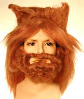 Fancy Lion Wig Set  w/Ears, Mane & Beard