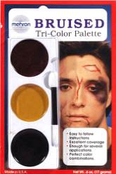 Mehron Tri Color Bruised  Makeup Palette