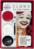 Mehron Tri Color Clown  Makeup Palette
