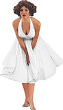 Marilyn Monroe Costume / 60's White Halter Dress
