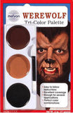 Mehron Tri Color Werewolf  Makeup Palette