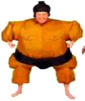 Inflatable Sumo Wrestler Illusion Costume