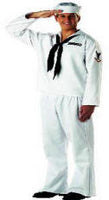 Navy Sailor Uniform Costume-Polyester