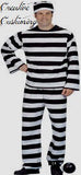 Convict Costume /  Prisoner Suit Deluxe