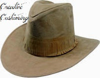 Deluxe Cowboy Hat - Tan Suedene