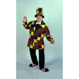 Clown Costume Velvet Patchwork Jacket