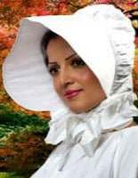 Pioneer or Medieval Bonnet - Cotton