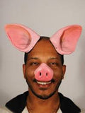 Pig Ears & Nose Set on Headband