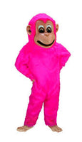 Pink Monkey Mascot Costume