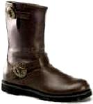 Steampunk Boot - Leather Calf Boot