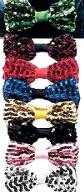 Deluxe Sequin Bow Tie  w/Elastic Neck Band