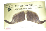 100% Human Hair Colonel Major Character Moustache