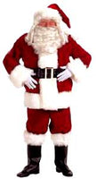 Santa Suit Replacement Pants / Deluxe Velvet / Professional