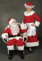Santa Claus Suit Costume (seated left)