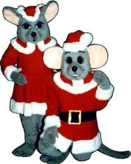 Christmas Mouse Costumes  Merry Mouse (female-left)