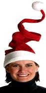 Grinch Hat  Wired Santa Hat