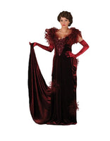 Scarlett O'Hara Costume / Scarlett Garnet Gown / Red Party Dress