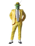 Jim Carrey The Mask Costume /  Yellow Double Breasted Suit / PSY Gangnam Style Comedian Sidekick