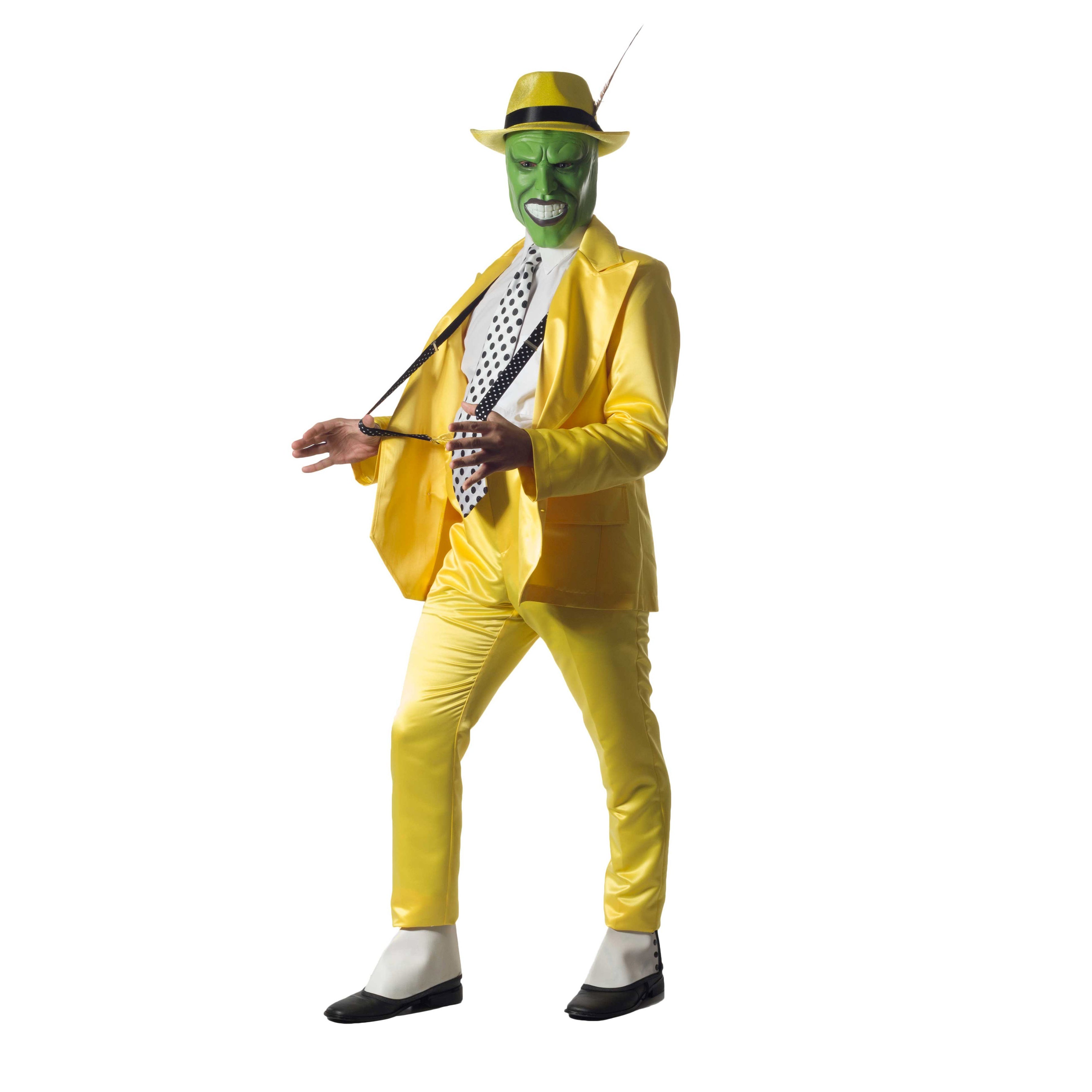 Cosplay The Mask La máscara Jim Carrey Costumes Halloween Full Set Suits Outfits Cosplay The Mask La máscara Jim Carrey Costumes Halloween Full Set Suits Outfits