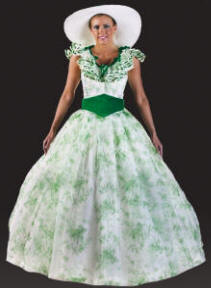Scarlett O'Hara Costume / Scarlett BBQ Dress / Southern Belle Costume / Old South L (39) Scarlett O'Hara Costume / Scarlett BBQ Dress / Southern Belle Costume / Old South L (39)