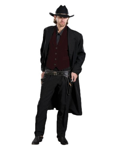 Western Gunslinger Costume Riverboat Gambler Wild West