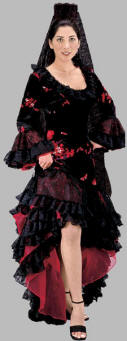 Spanish Senorita Costume  Flamenco Dancer