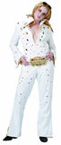 Elvis Costume / Queen of Rock 'n Roll / Deluxe Girl Rocker Elvis Impersonator Jumpsuit