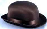 Satin Derby Hat / Bowler Hat