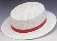 Skimmer Hat / Barber Shop Hat / Ultra Straw