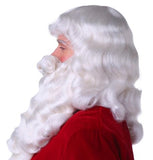 Santa Wig, Beard, Wig Cap & Hair White Combo Set